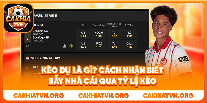 >Kèo Dụ Là Gì? Cách Nhận Biết Bẫy Nhà Cái Qua Tỷ Lệ Kèo 1 Kèo Dụ Là Gì? Cách Nhận Biết Bẫy Nhà Cái Qua Tỷ Lệ Kèo